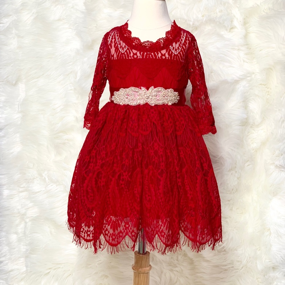 Beautiful Dark red Dress by Trish Scully